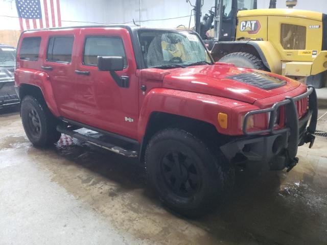 5GTDN13E578246871 - 2007 HUMMER H3 RED photo 4