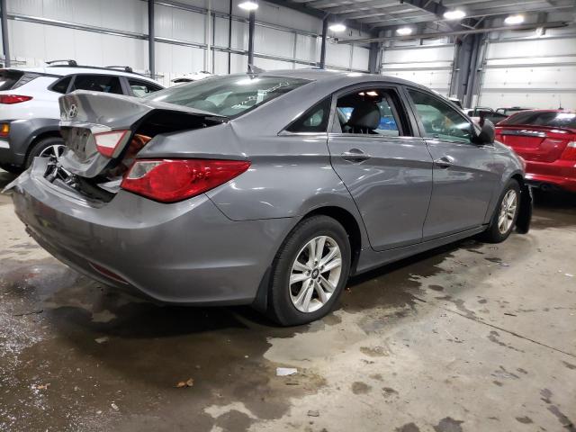 5NPEB4AC4DH795157 - 2013 HYUNDAI SONATA GLS GRAY photo 3