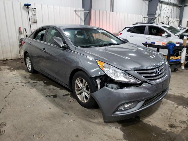 5NPEB4AC4DH795157 - 2013 HYUNDAI SONATA GLS GRAY photo 4