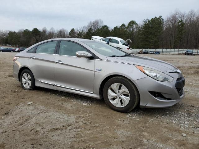 KMHEC4A49DA087172 - 2013 HYUNDAI SONATA HYBRID SILVER photo 4