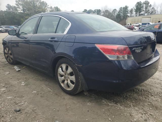 1HGCP26858A165499 - 2008 HONDA ACCORD EXL BLUE photo 2