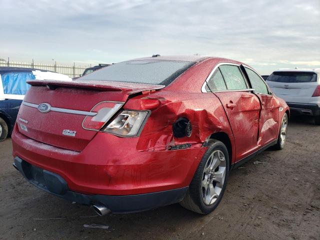 1FAHP2KT1BG141998 - 2011 FORD TAURUS SHO RED photo 3