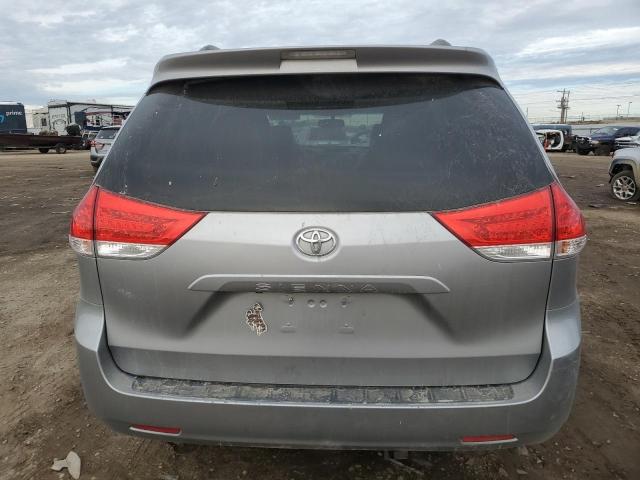 5TDYK3DC6ES428162 - 2014 TOYOTA SIENNA XLE SILVER photo 6