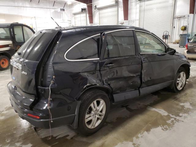 JHLRE4H7XAC004321 - 2010 HONDA CR-V EXL BLACK photo 3