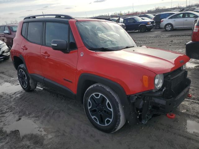 ZACCJBCB3HPF39317 - 2017 JEEP RENEGADE TRAILHAWK RED photo 4