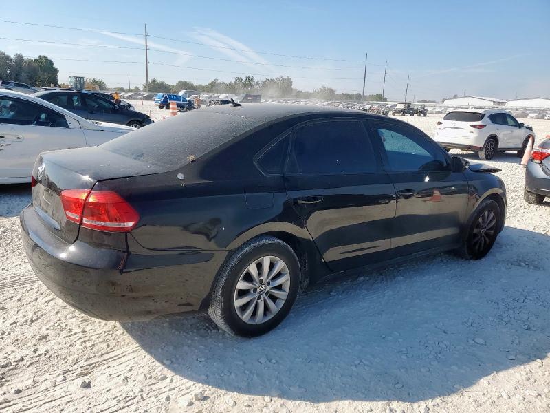 1VWAH7A36CC080788 - 2012 VOLKSWAGEN PASSAT S أسود صورة 3