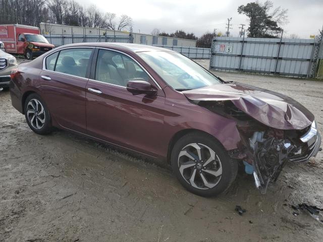 1HGCR2F73HA242324 - 2017 HONDA ACCORD EX BURGUNDY photo 4