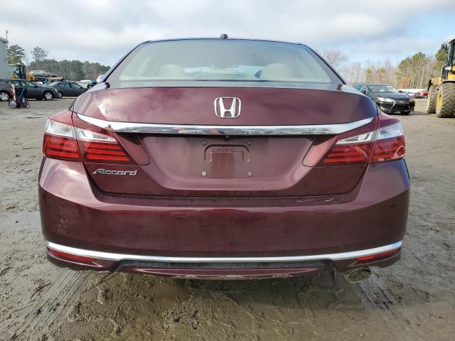 1HGCR2F73HA242324 - 2017 HONDA ACCORD EX BURGUNDY photo 6