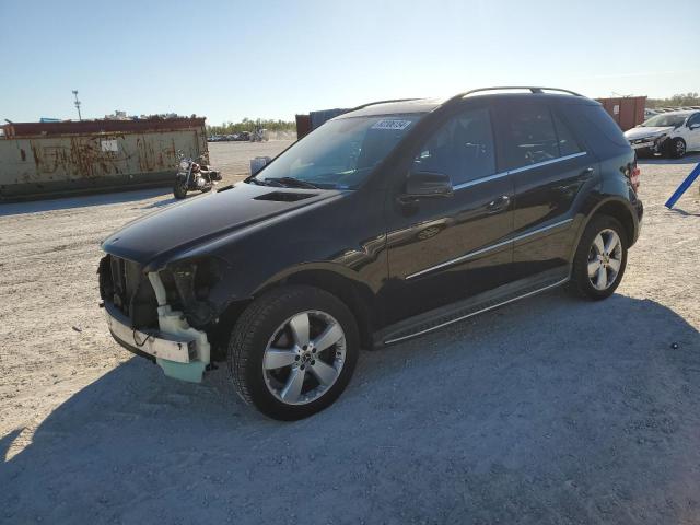 4JGBB8GB3BA722256 - 2011 MERCEDES-BENZ ML 350 4MATIC BLACK photo 1