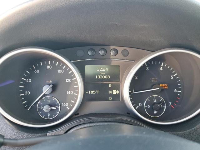 4JGBB8GB3BA722256 - 2011 MERCEDES-BENZ ML 350 4MATIC BLACK photo 9