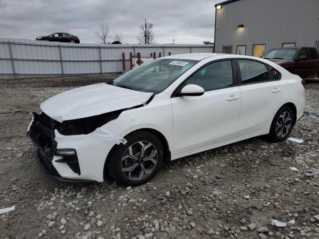 3KPF24AD2KE107977 - 2019 KIA FORTE FE WHITE photo 1