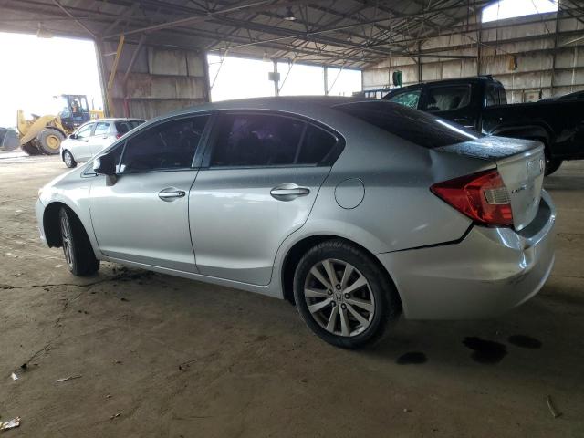2HGFB2F90CH536888 - 2012 HONDA CIVIC EXL Сріблястий фото 2
