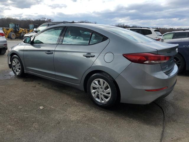 KMHD74LF5JU593316 - 2018 HYUNDAI ELANTRA SE GRAY photo 2