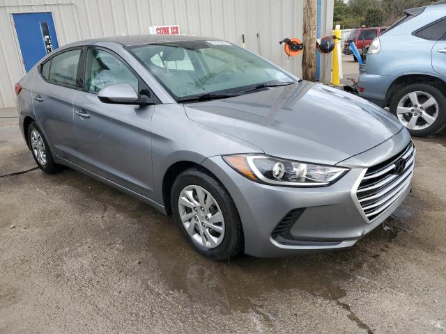 KMHD74LF5JU593316 - 2018 HYUNDAI ELANTRA SE GRAY photo 4