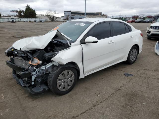 3KPA24AB1KE233112 - 2019 KIA RIO S WHITE photo 1