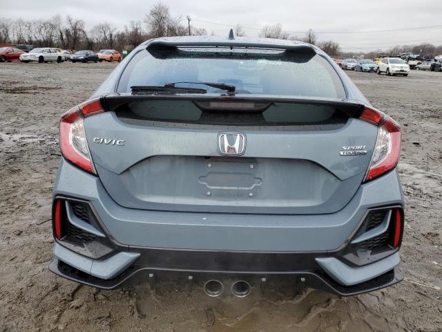 SHHFK7H91MU416354 - 2021 HONDA CIVIC SPORT TOURING BLUE photo 6