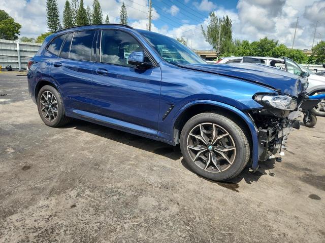 5UX53DP06R9U07306 - 2024 BMW X3 XDRIVE30I BLUE photo 4