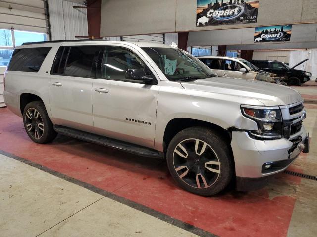 1GNSKHKCXJR381305 - 2018 CHEVROLET SUBURBAN K1500 LT SILVER photo 4