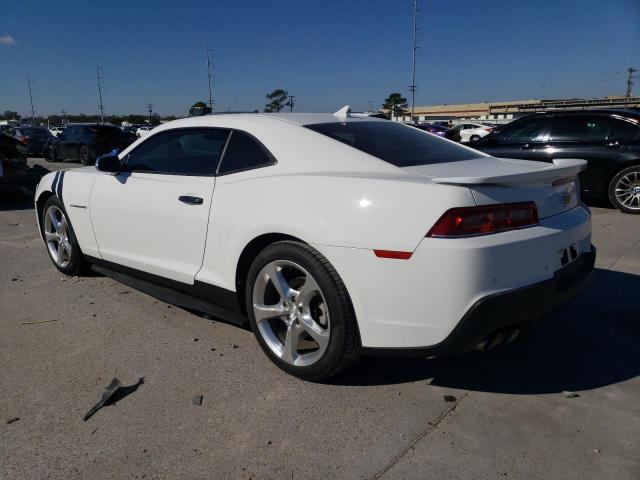 2G1FC1E32E9179741 - 2014 CHEVROLET CAMARO LT WHITE photo 2