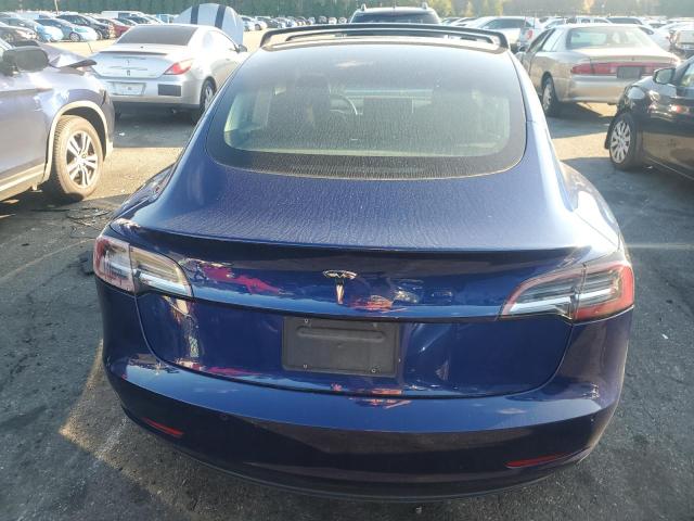 5YJ3E1EA7LF597305 - 2020 TESLA MODEL 3 BLUE photo 6