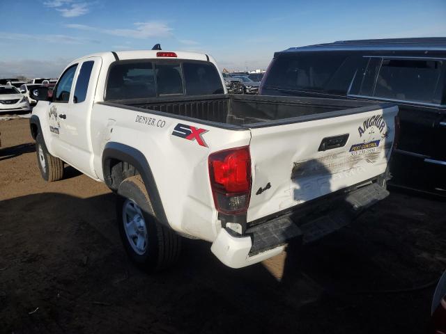 3TYSZ5AN4MT009622 - 2021 TOYOTA TACOMA ACCESS CAB WHITE photo 2