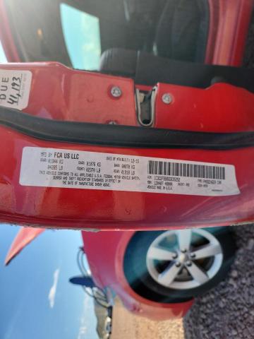 1C3CDFBB8GD635252 - 2016 DODGE DART SXT RED photo 12