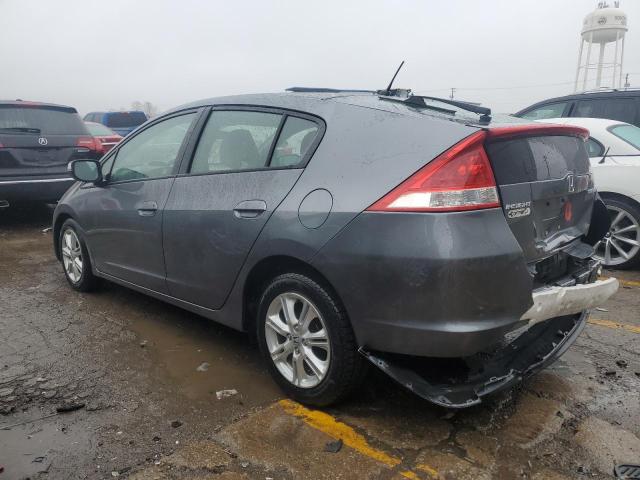 JHMZE2H77AS026587 - 2010 HONDA INSIGHT EX GRAY photo 2