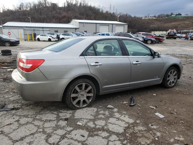 3LNHM26T78R640167 - 2008 LINCOLN MKZ GRAY photo 3