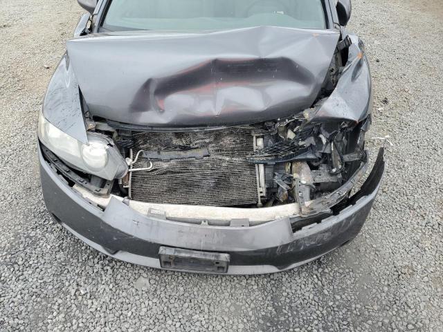 2HGFA1F58AH324635 - 2010 HONDA CIVIC LX GRAY photo 11