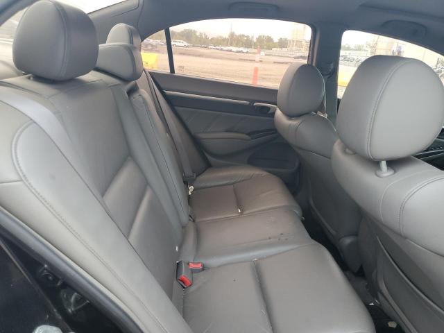 2HGFA16918H524818 - 2008 HONDA CIVIC EXL BLACK photo 10