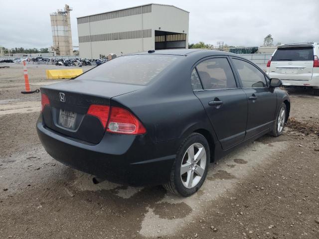 2HGFA16918H524818 - 2008 HONDA CIVIC EXL BLACK photo 3