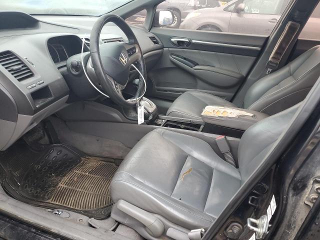 2HGFA16918H524818 - 2008 HONDA CIVIC EXL BLACK photo 7