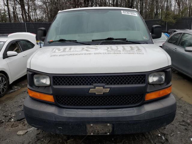 1GCSGAFX0D1145974 - 2013 CHEVROLET EXPRESS G1 WHITE photo 5