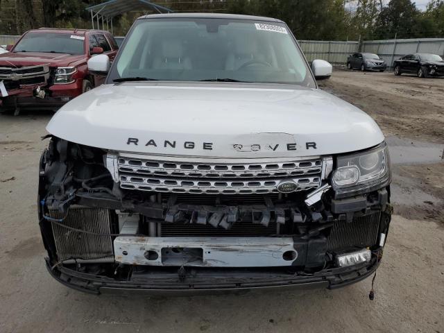 SALGS2EF8EA152507 - 2014 LAND ROVER RANGE ROVE SUPERCHARGED WHITE photo 5