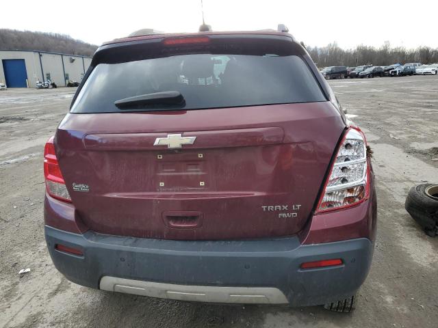 3GNCJPSB6GL226517 - 2016 CHEVROLET TRAX 1LT BURGUNDY photo 6