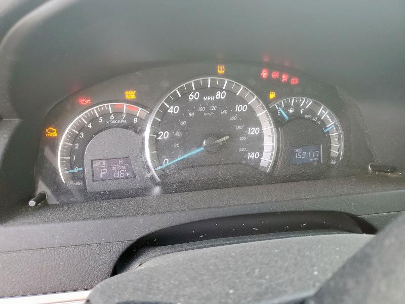 4T1BF1FK4CU089652 - 2012 TOYOTA CAMRY BASE ვერცხლისფერი ფოტო 9