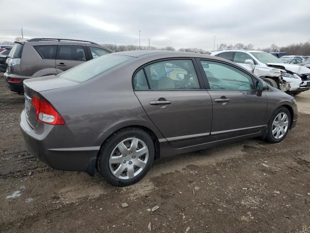 19XFA1F50BE019268 - 2011 HONDA CIVIC LX GRAY photo 3