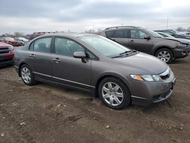 19XFA1F50BE019268 - 2011 HONDA CIVIC LX GRAY photo 4