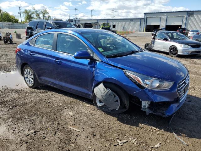 3KPC24A62ME141831 - 2021 HYUNDAI ACCENT SE ლურჯი ფოტო 4