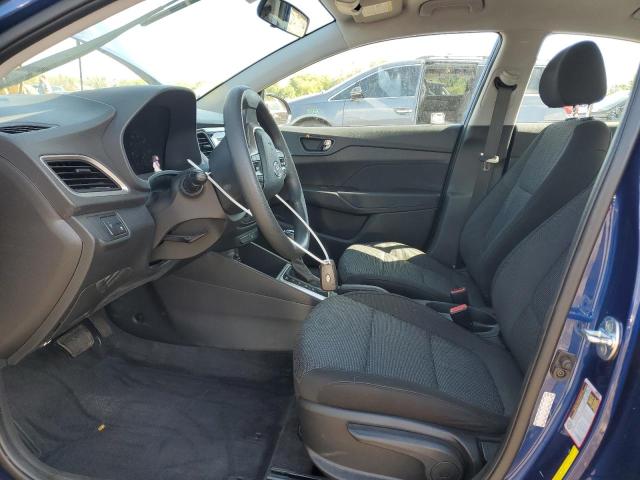 3KPC24A62ME141831 - 2021 HYUNDAI ACCENT SE ლურჯი ფოტო 7