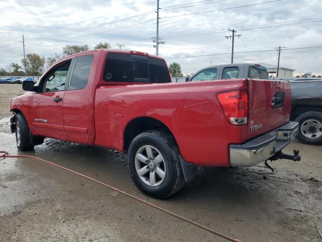 1N6BA0CA2CN330382 - 2012 NISSAN TITAN S RED photo 2