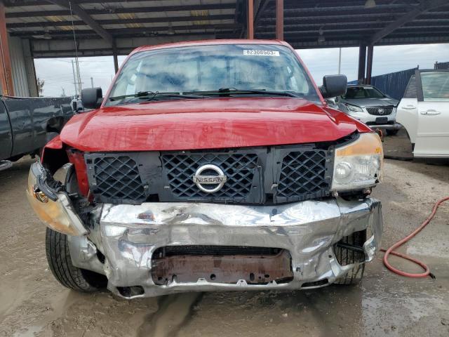 1N6BA0CA2CN330382 - 2012 NISSAN TITAN S RED photo 5