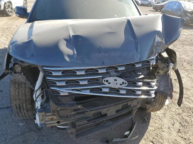 1FM5K8D84HGB60881 - 2017 FORD EXPLORER XLT CHARCOAL photo 12