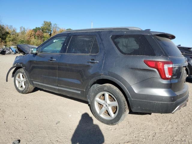 1FM5K8D84HGB60881 - 2017 FORD EXPLORER XLT CHARCOAL photo 2