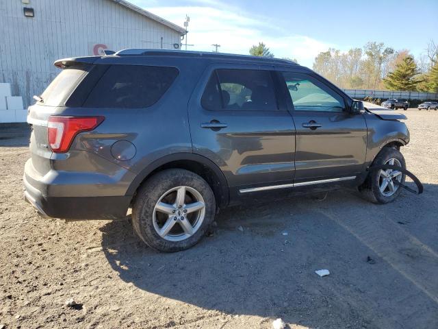 1FM5K8D84HGB60881 - 2017 FORD EXPLORER XLT CHARCOAL photo 3