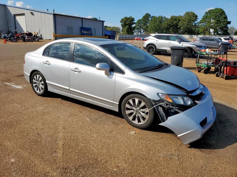 2HGFA1F94BH522858 - 2011 HONDA CIVIC EXL SILVER photo 4