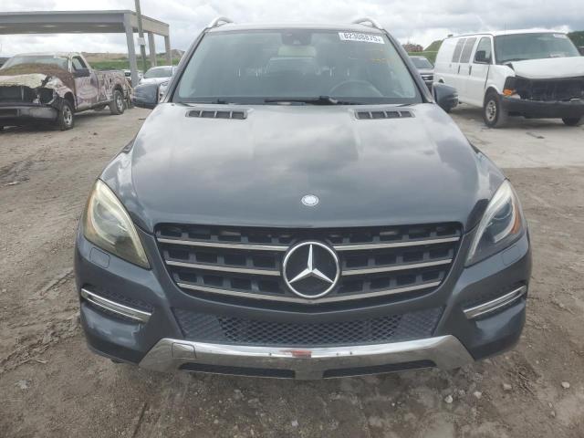 4JGDA5HBXCA070942 - 2012 MERCEDES-BENZ ML 350 4MATIC GRAY photo 5