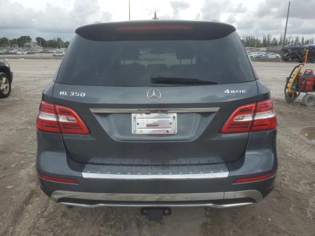 4JGDA5HBXCA070942 - 2012 MERCEDES-BENZ ML 350 4MATIC GRAY photo 6