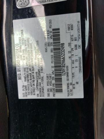 1ZVFT82H665232498 - 2006 FORD MUSTANG GT BLACK photo 12