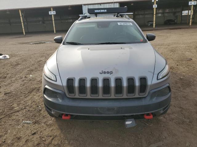 1C4PJMBS7EW276794 - 2014 JEEP CHEROKEE TRAILHAWK ნაცრისფერი ფოტო 5